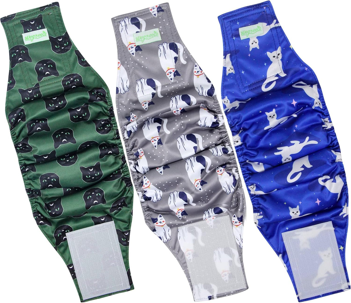 wegreeco Pañales lavables para el vientre machos ( M)