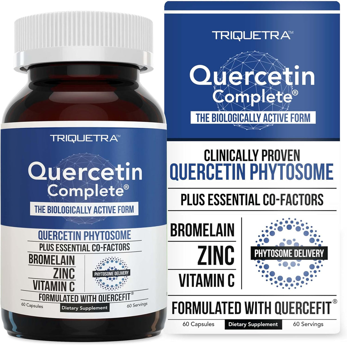 Quercetina Fitosoma de Absorción con Bromelina Zinc y Vit C