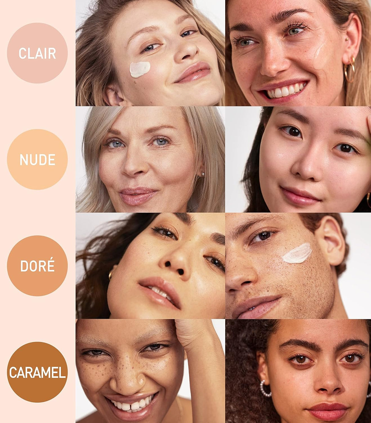 Cuidado Facial y acabado mate ultrasuave que minimiza poros