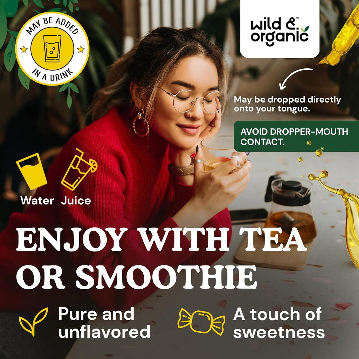 Suplemento Tintura de hoja de gordolobo Desintoxicación