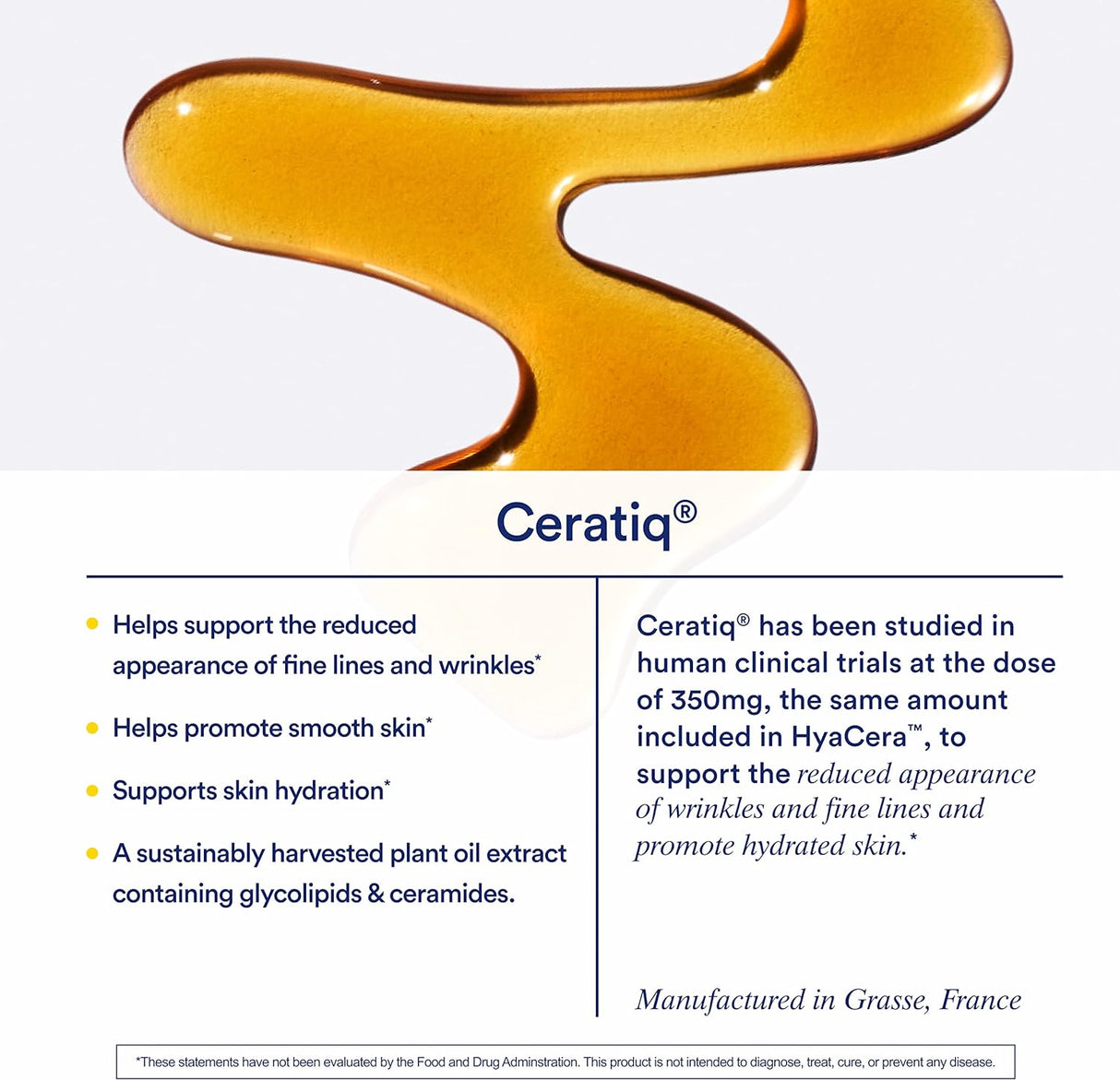 Suplemento para la piel ácido hialurónico glicolípidos