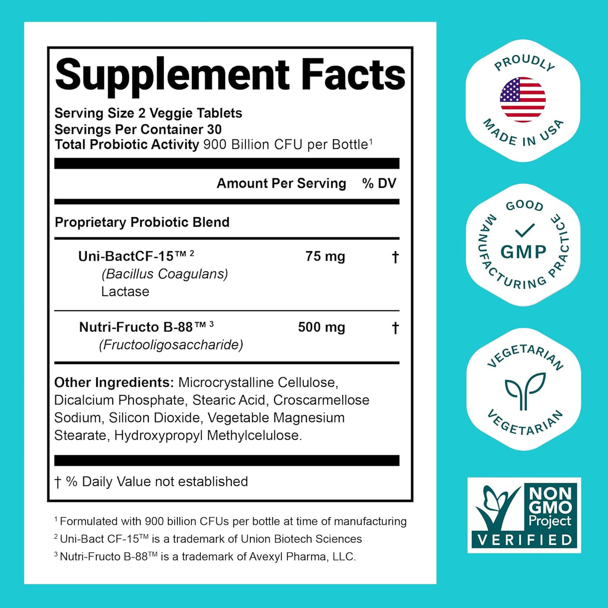 Suplemento Probiotics for Women & Men 60 tab