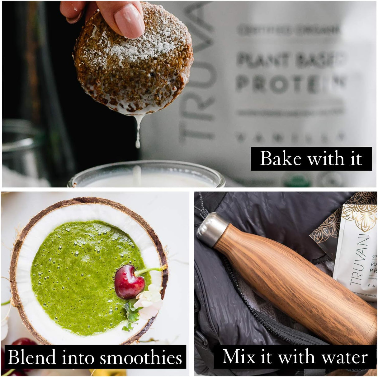 Suplementos Alimenticios Polvo de proteína a base de plantas