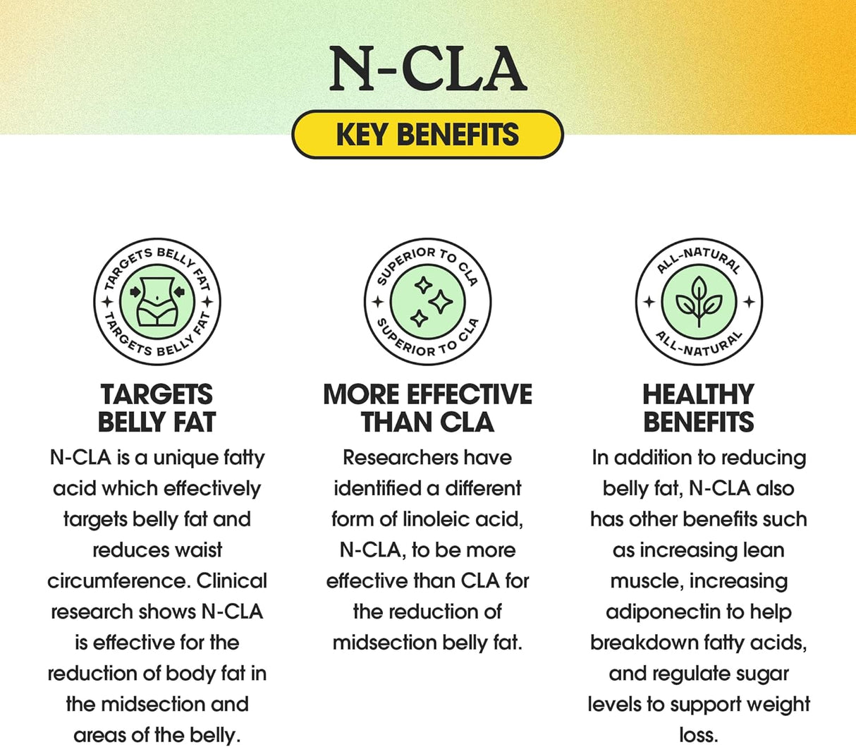 Suplemento N-CLA Fit & Lean, quema grasa, 120 porciones