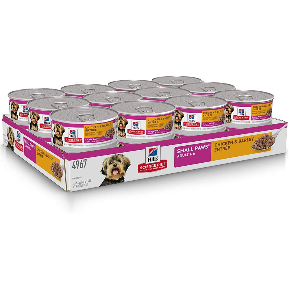 Alimento húmedo para perros adultos patas pequeñas