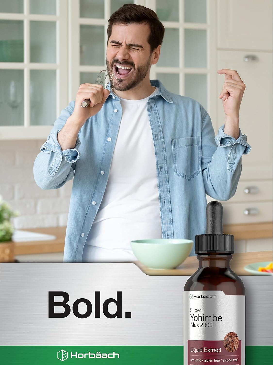 Suplemento Yohimbe Extracto de corteza Vegetariano