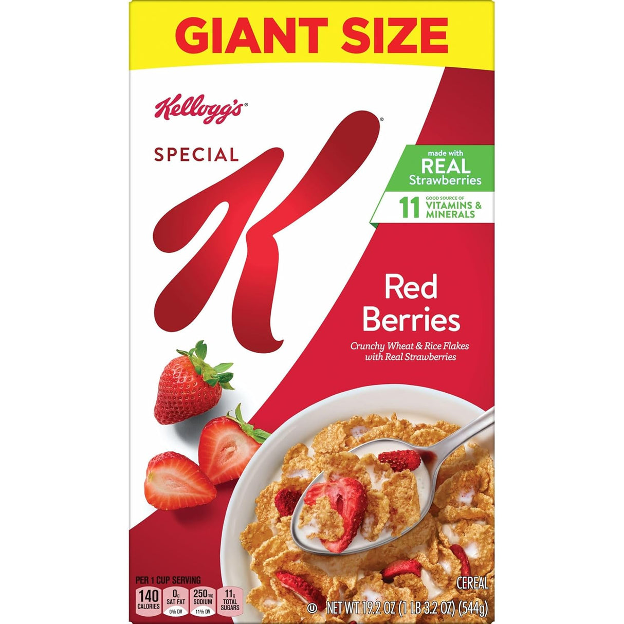 Cereal Kellogg's Special K con Fibras, Tamaño Familiar, 19.2oz
