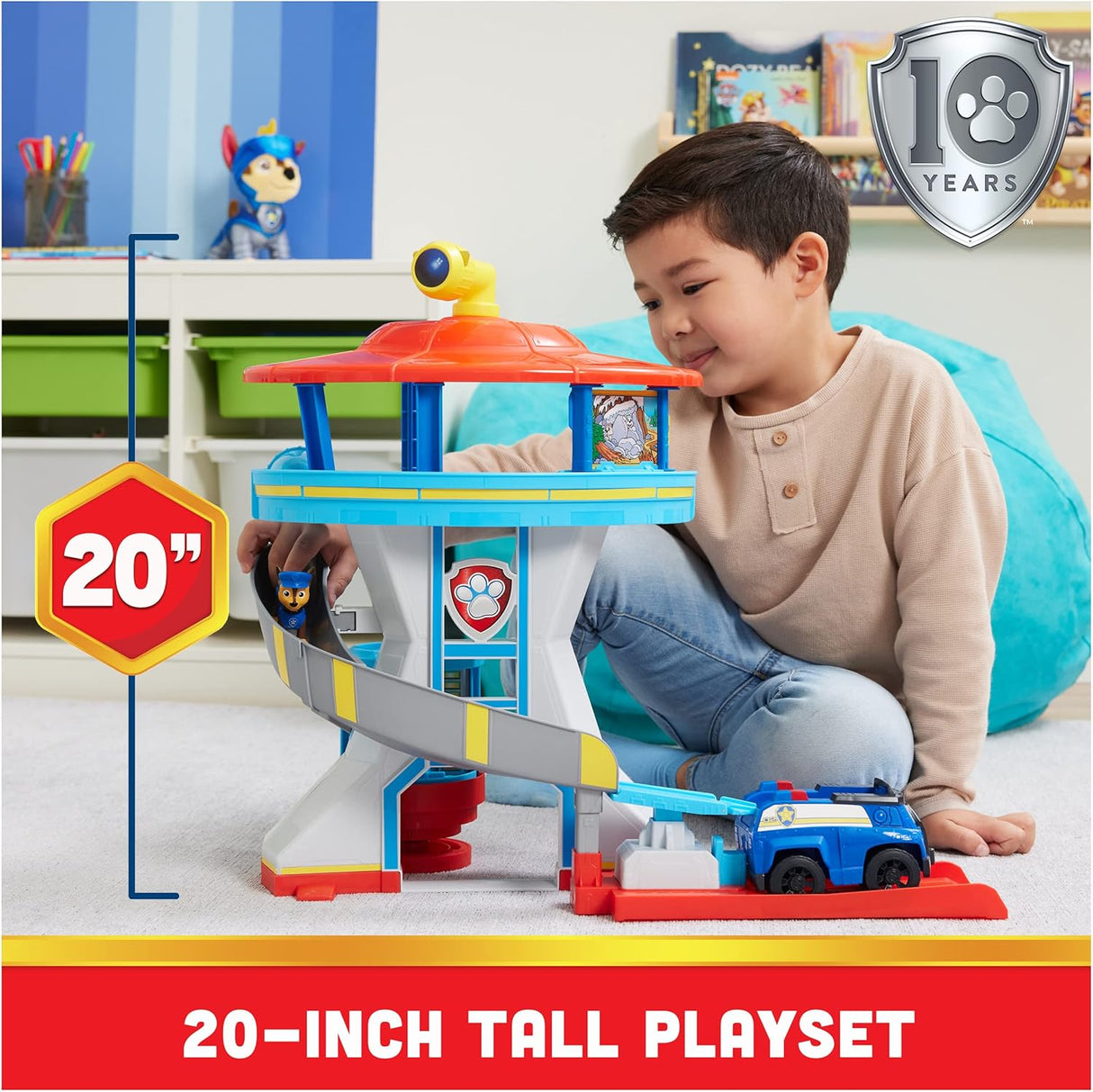 PAW Patrol Torre de Observación con Lanzador y Figuras