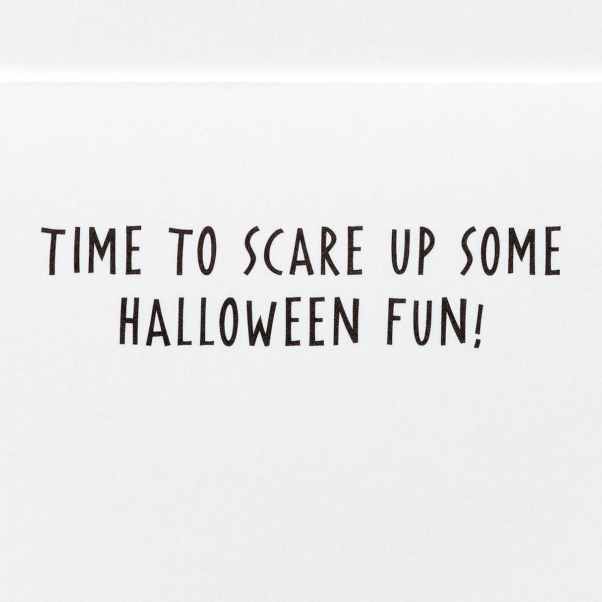 Tarjeta Halloween Papyrus con diseño divertido y temática festiva