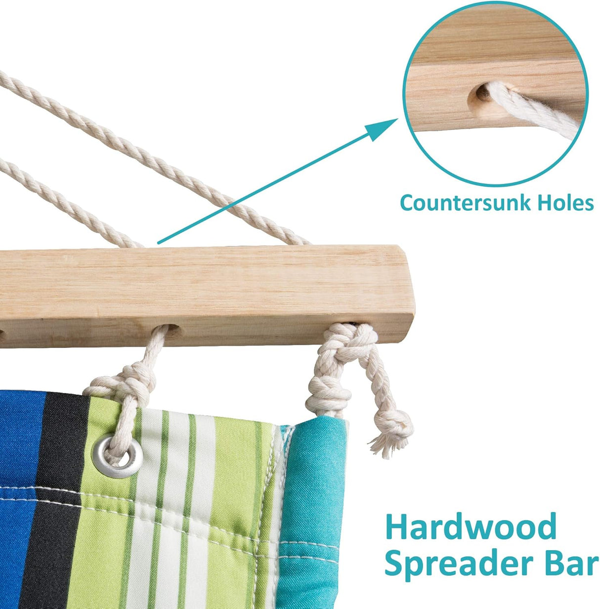 Hamaca SUNCREAT con soporte para 2 personas, resistente, modelo 2023