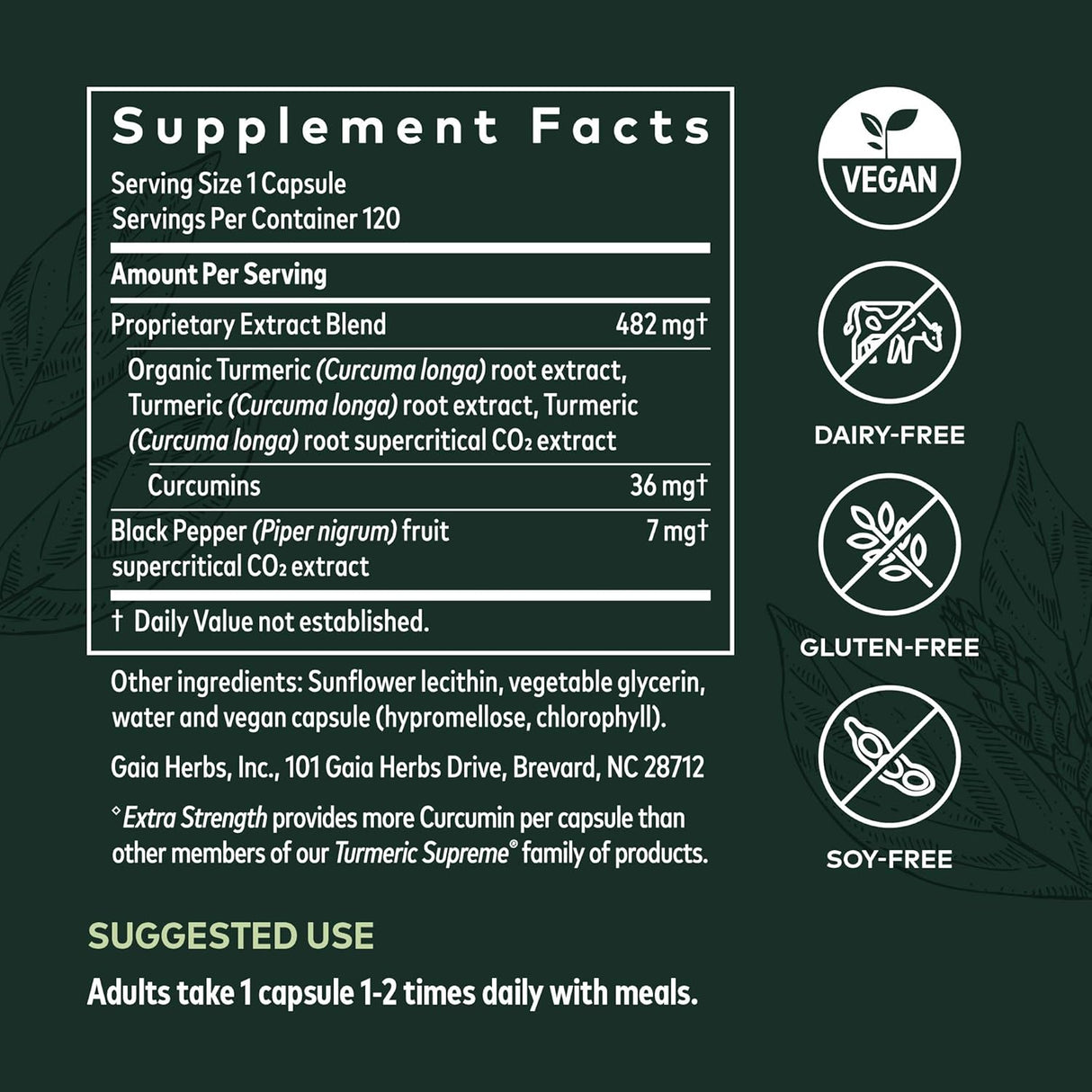 Suplementos Alimenticios de cúrcuma líquida para fuerza
