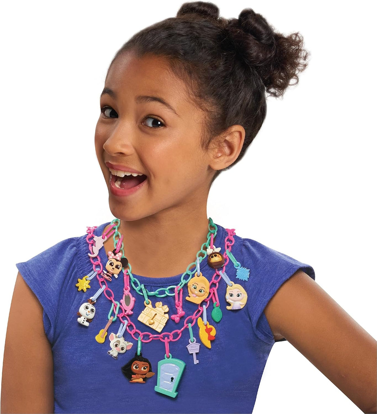 Colgantes Disney Doorables, Amuletos de Personajes, Juguetes