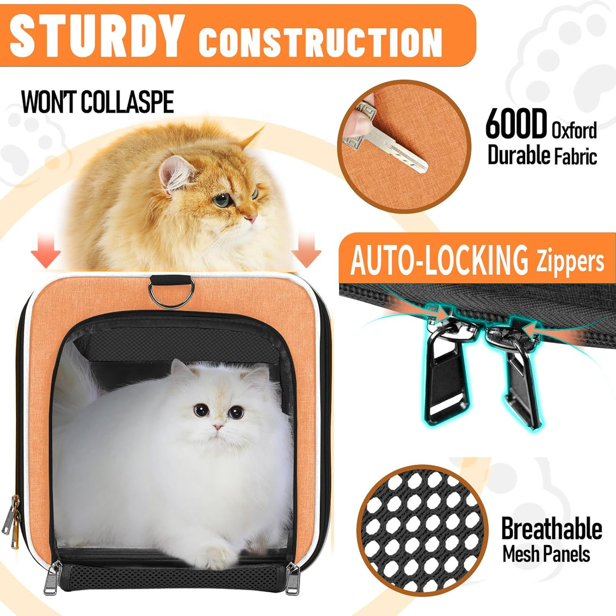 Transportín para Gatos y Perros Shih-Tzu 18x12x12 Modelo 10lbs