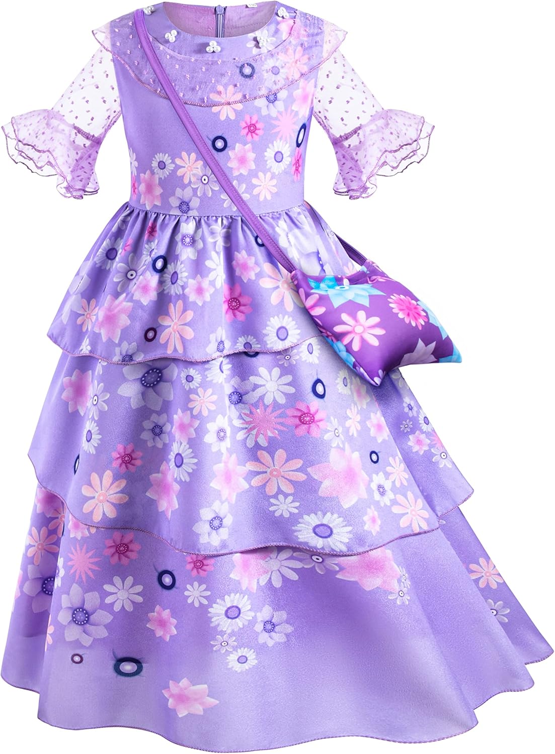 Disfraz de princesa Mirabel Isabella Encanto 6-7 años