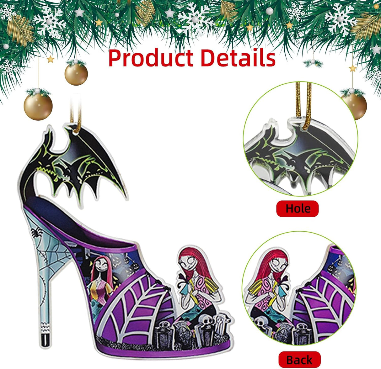 Decoraciones Navidad Pesadilla Antes de Navidad 8PCS 10cm