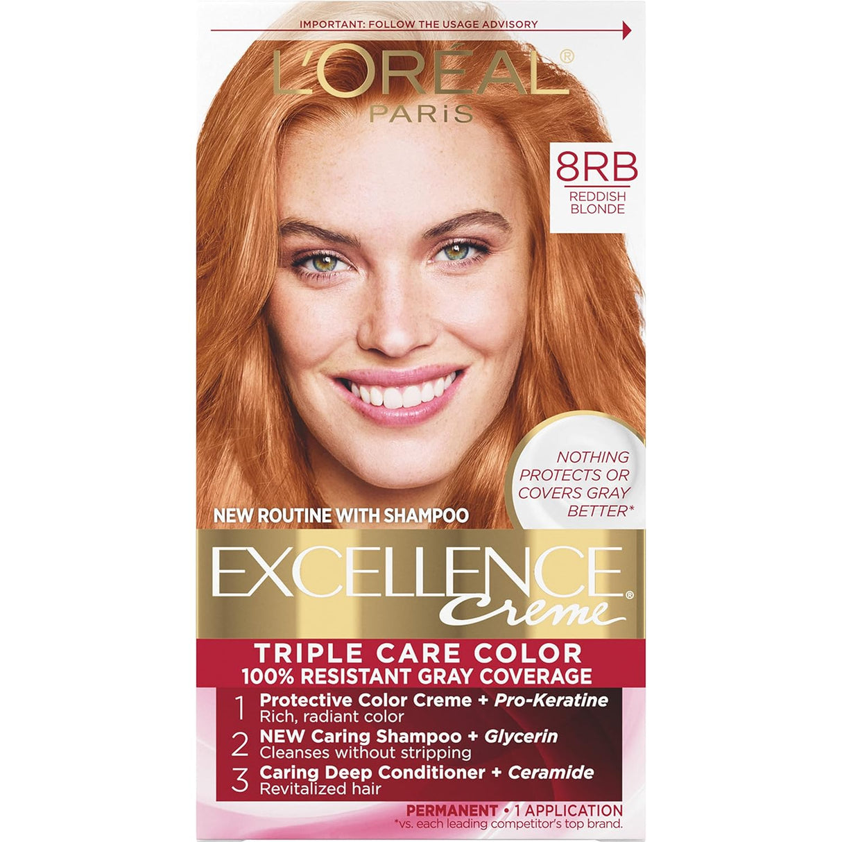 Crema de Tinte Permanente Colección Excellence, Total 1