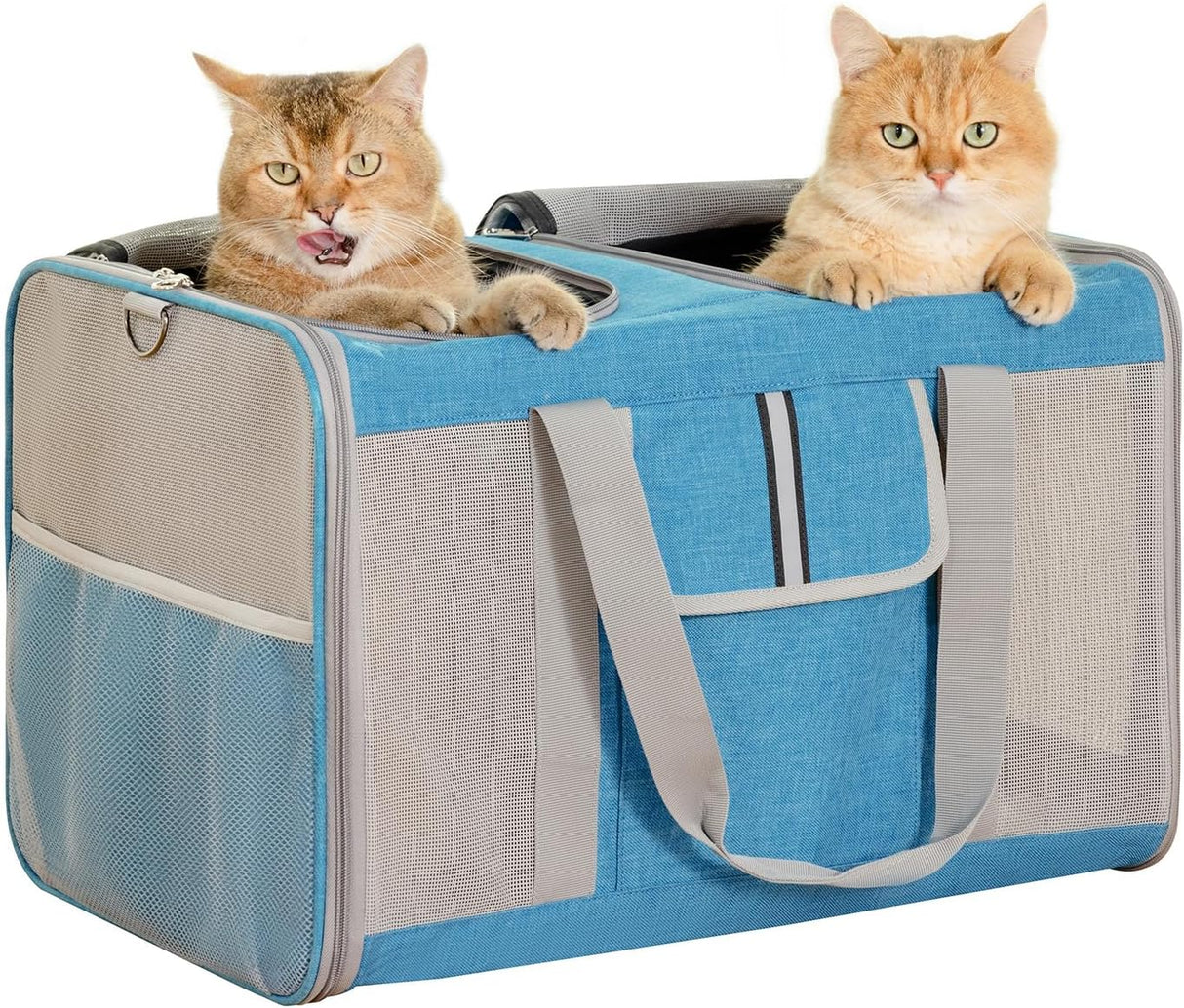 Transportadora para Gatos Sedioso, Ventilada, 2 Gatos, 38lbs