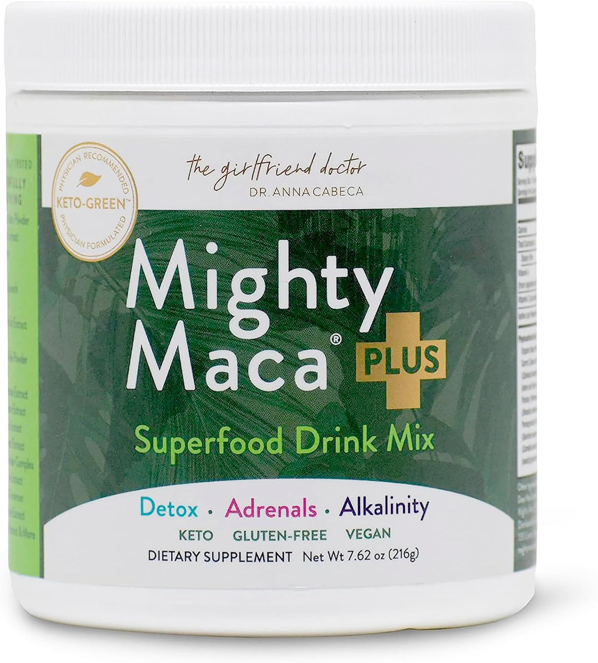 Mighty Maca Plus - Superfoods Maca Verde Orgánico, Detox, Vegan