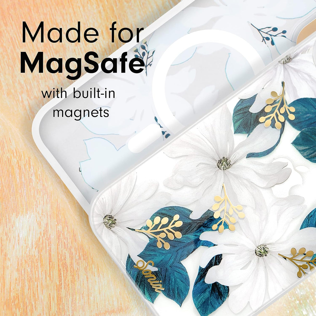 Funda compatible para celulares blanco