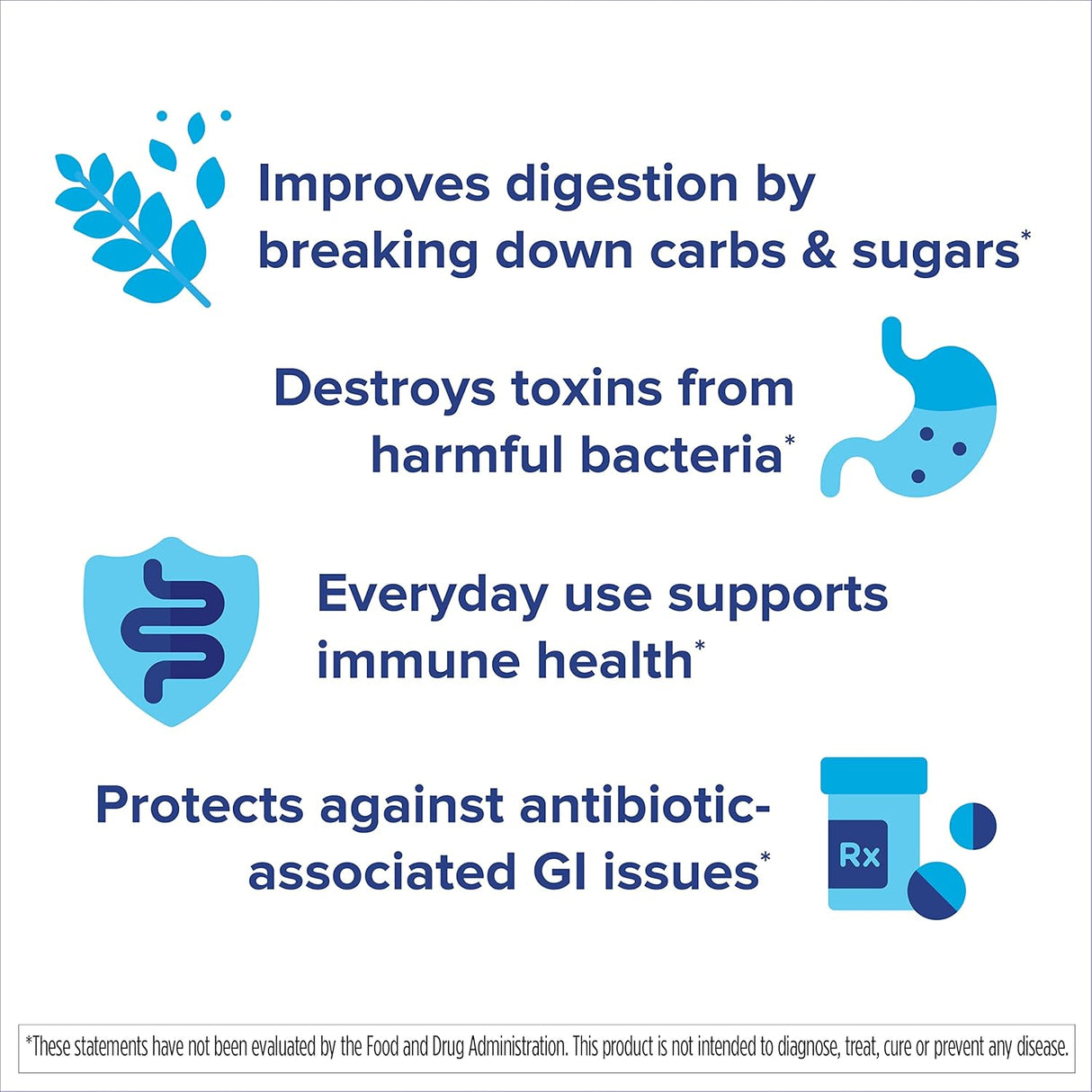 Suplemento florastor máxima fuerza Probiotico 100 Cápsulas