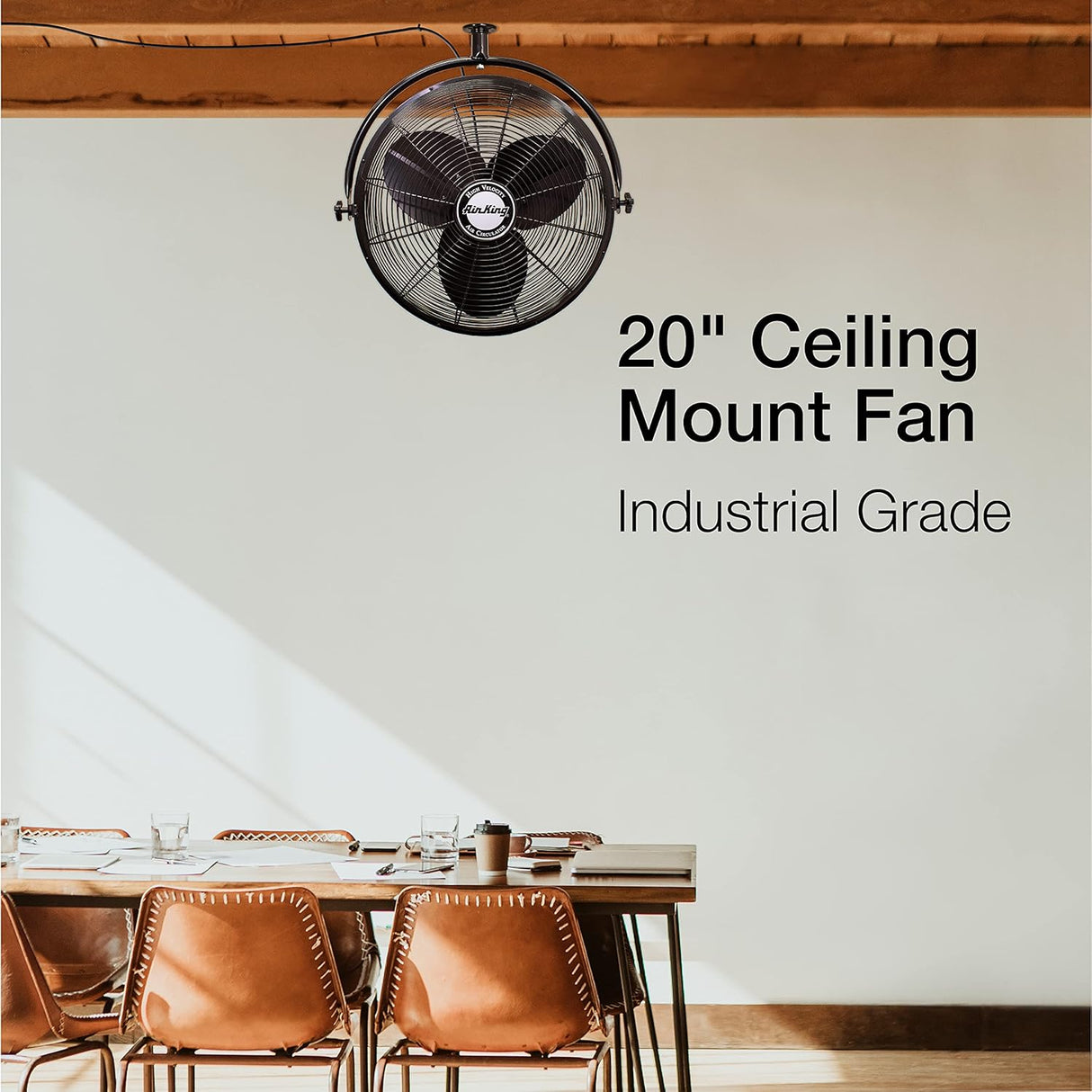 Ventilador de Techo Industrial Air King 20, 1/6 HP, 9320