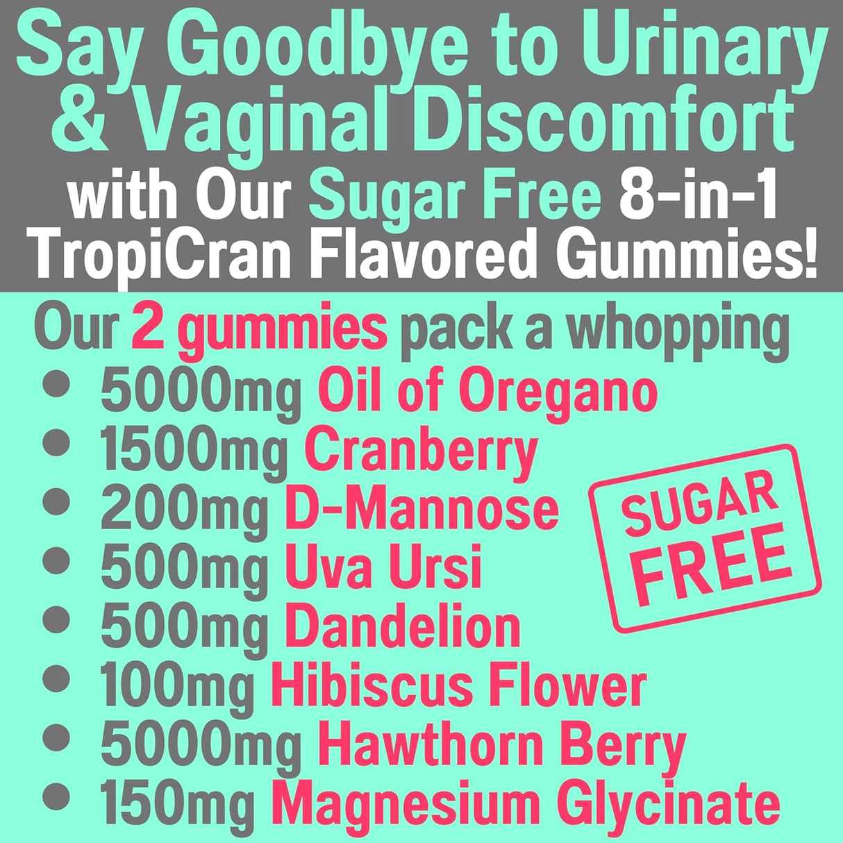 Suplemento Gomitas para la salud del tracto urinario