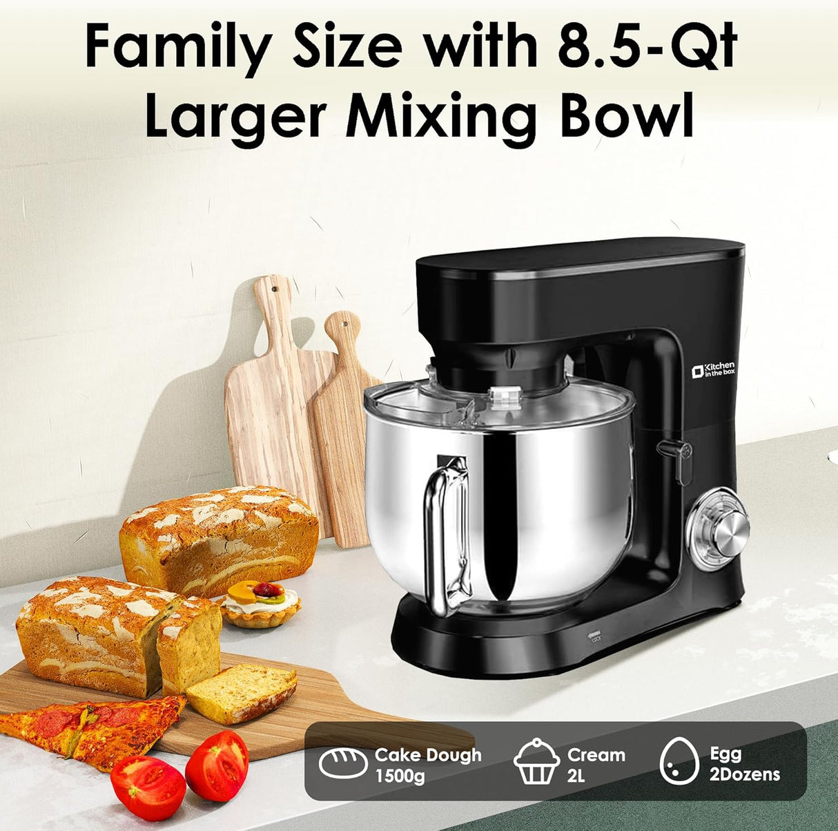 Batidora de Cocina en Caja, Kitchen in the Box, 900W, 8.5 QT