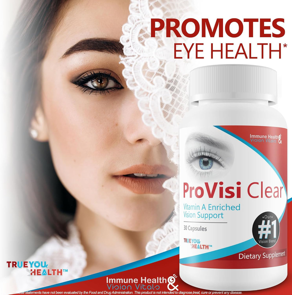 Suplementos Pro VisiClear For Eyes con vitamina A