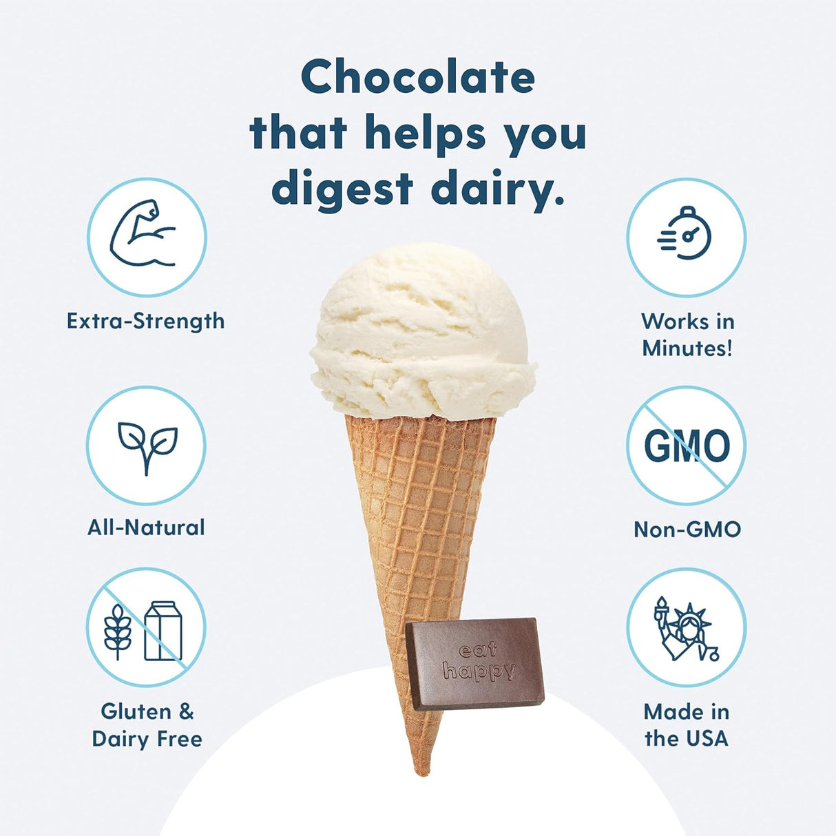 Suplemento de lactasa para intolerancia a los lácteos 88und