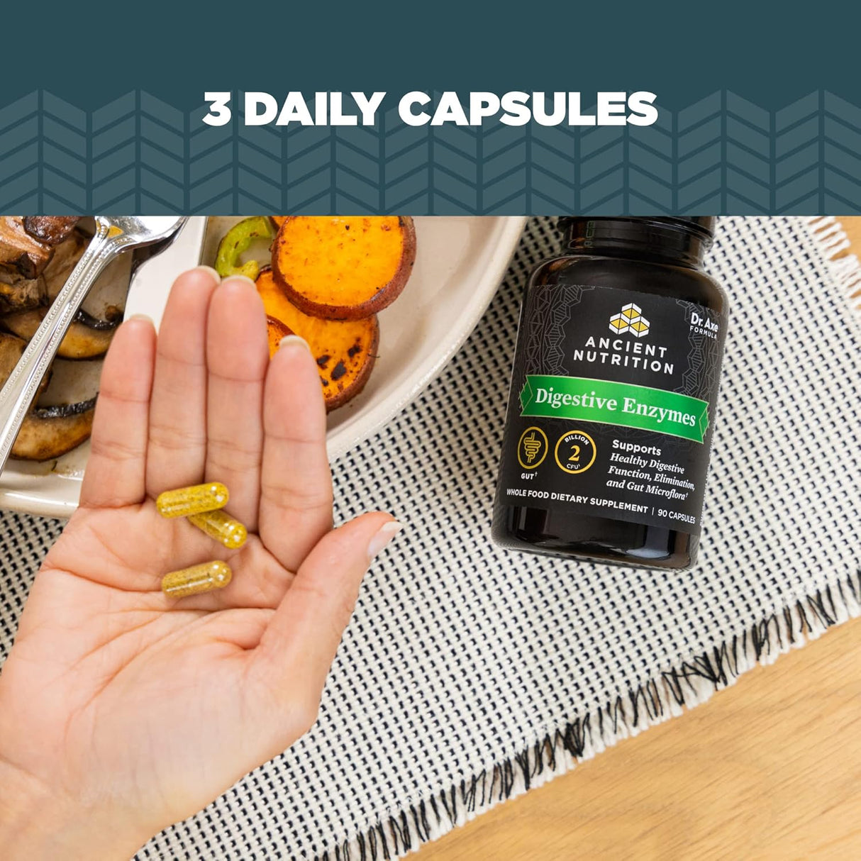 Enzimas Digestivas Ancient Nutrition, Apoya la Salud Digestiva