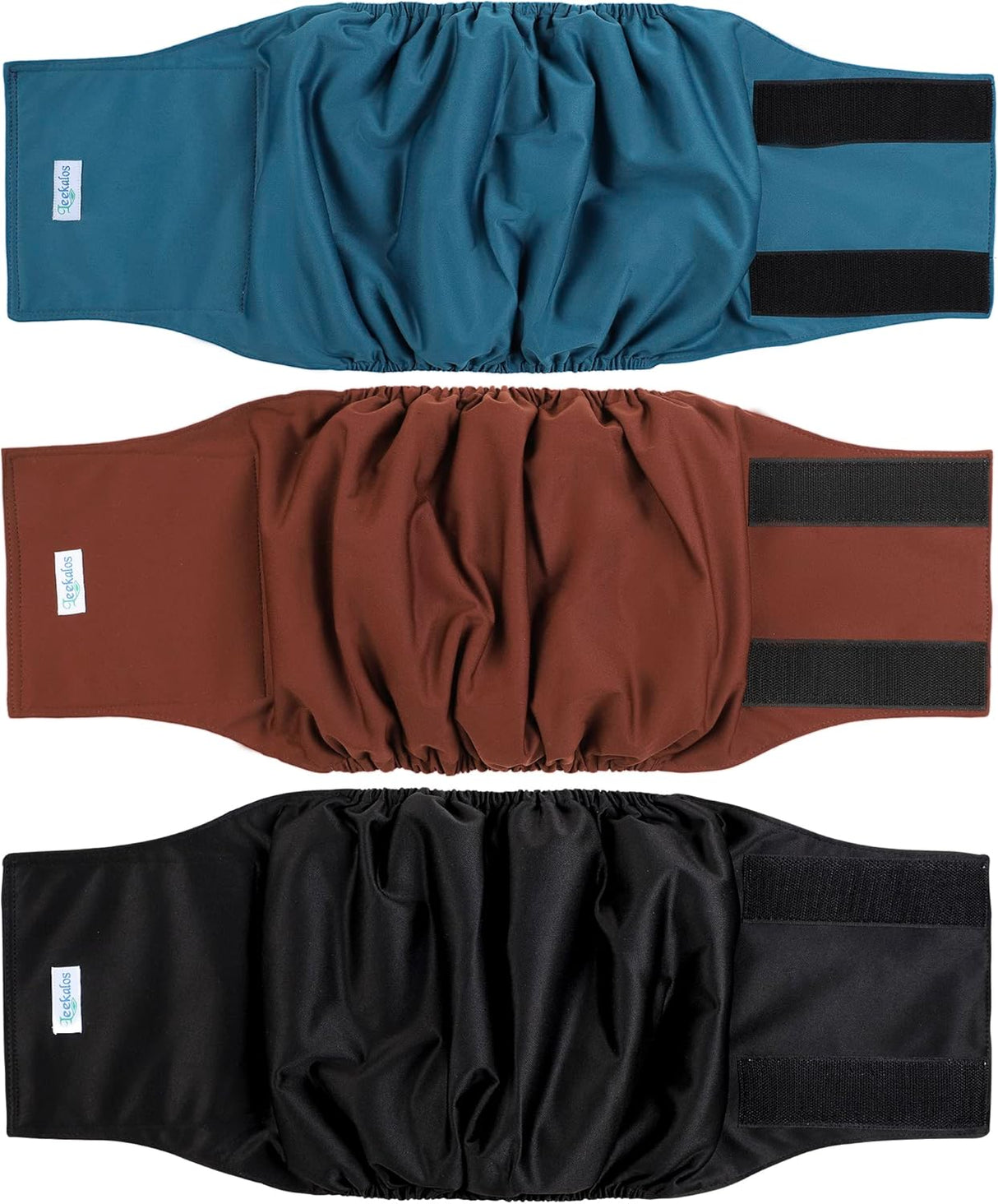 Leekalos Pañales para perros macho café, S)