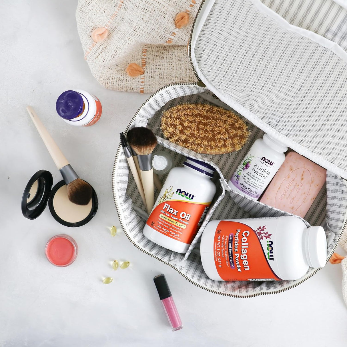 Suplementos de Aceite de Linaza 1,000 mg NOW Foods, 100 Softgels