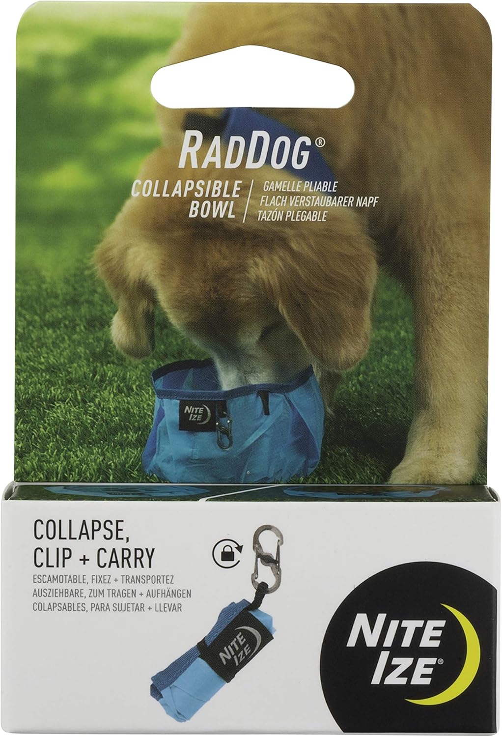 Tazón Colapsable para Perros Nite IZE RadDog Ligero y Práctico