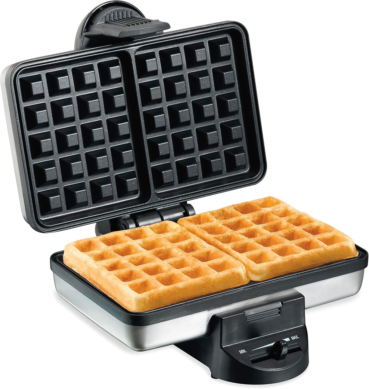 Wafflera estilo belga 26009 de Hamilton Beach Plateado