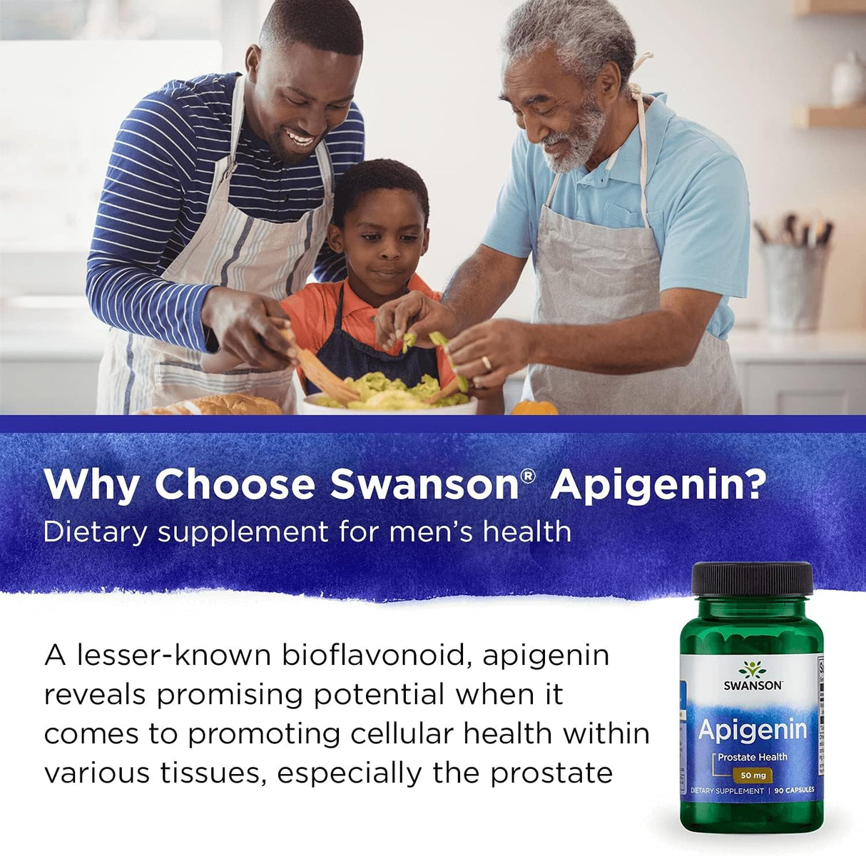 Swanson Apigenina - 90 Cápsulas