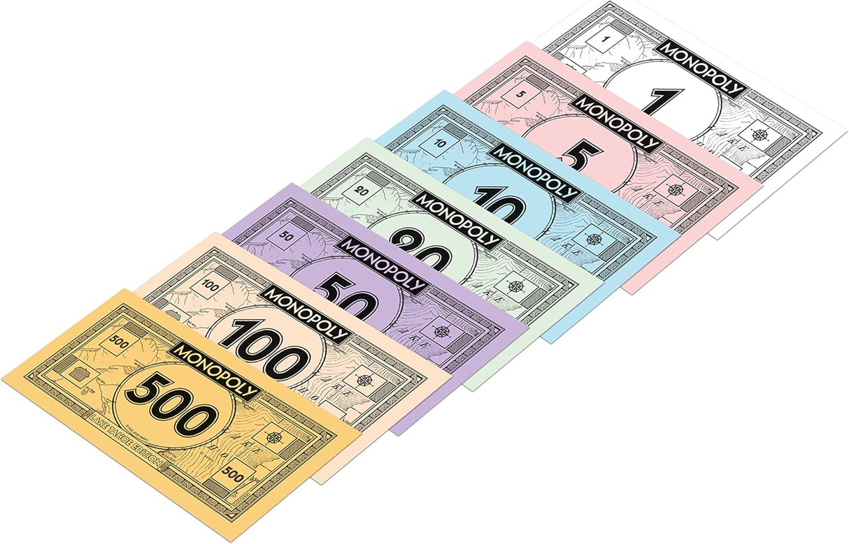 Monopoly Lake Tahoe Edición - Juego Familiar para 2-6 Jugadores