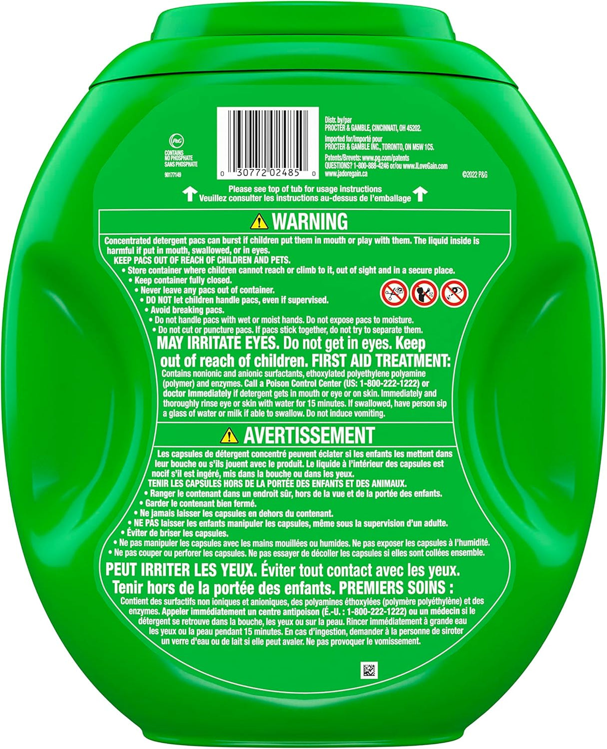 Gain flings Laundry Detergent Soap Pacs HE Compatible 112 ct Long Lasting Scent Spring Daydream