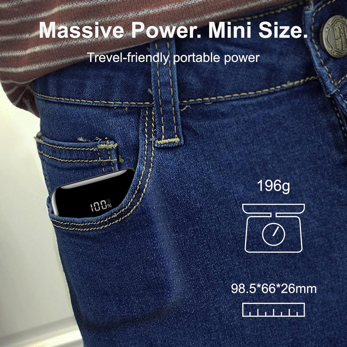 Cargador de 5 V 2 A para chaleco calefactado negro