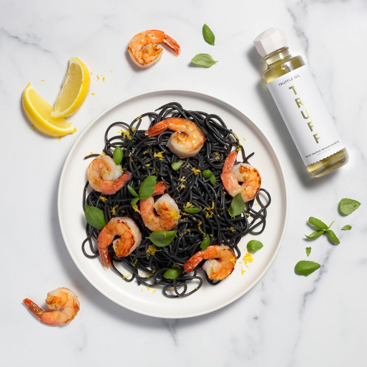 TRUFF Juego de regalo de trufa blanca, aceite de trufa blanca y salsa picante, paquete de 2 unidades