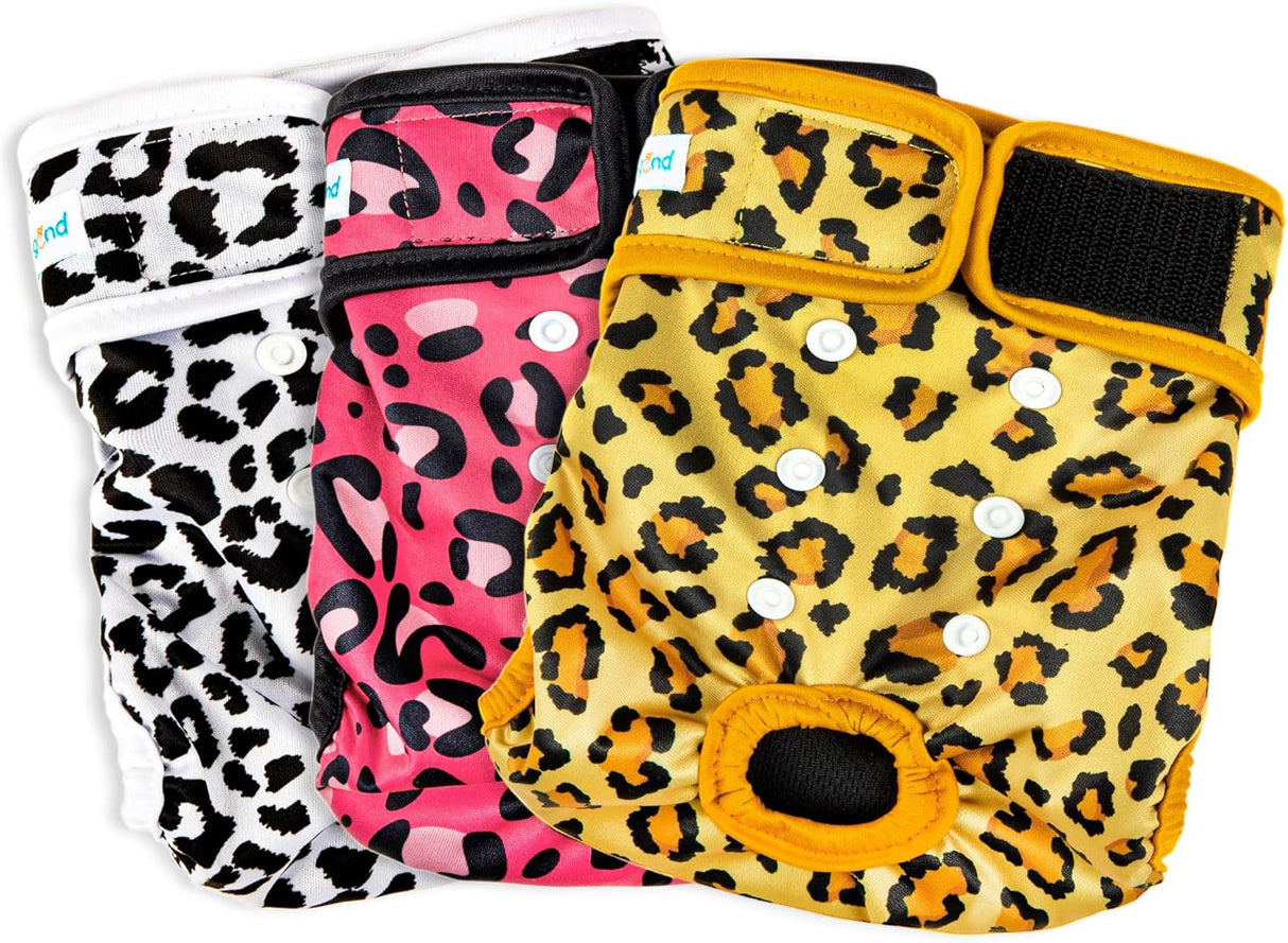 Paw Legend - Pañales reutilizables para perro hembra, 3 unidades