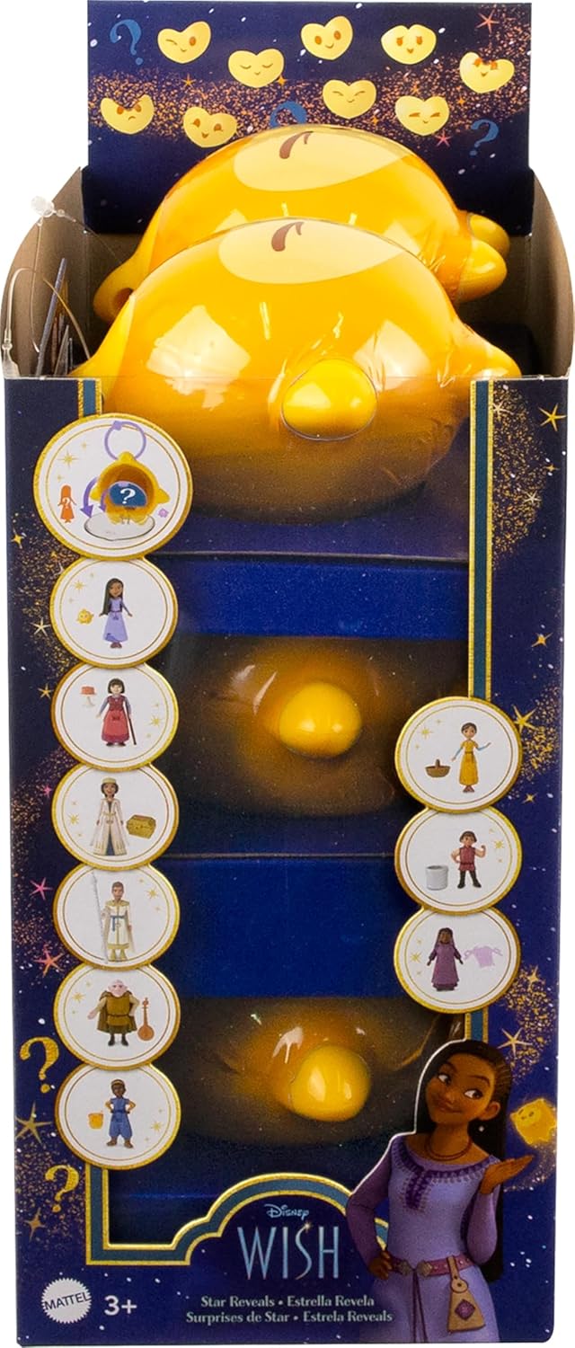 Mini Muñeca Sorpresa Disney Wish Mattel Llaverito Compacto Con Accesorios