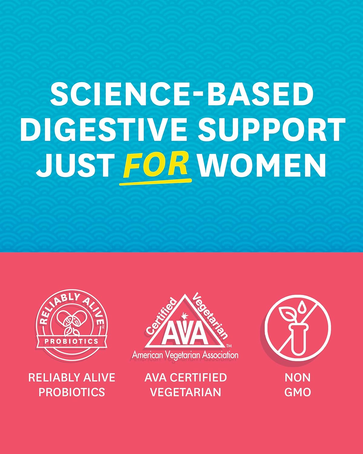 Suplemento Probióticos para mujer flora intestinal 60 unidad