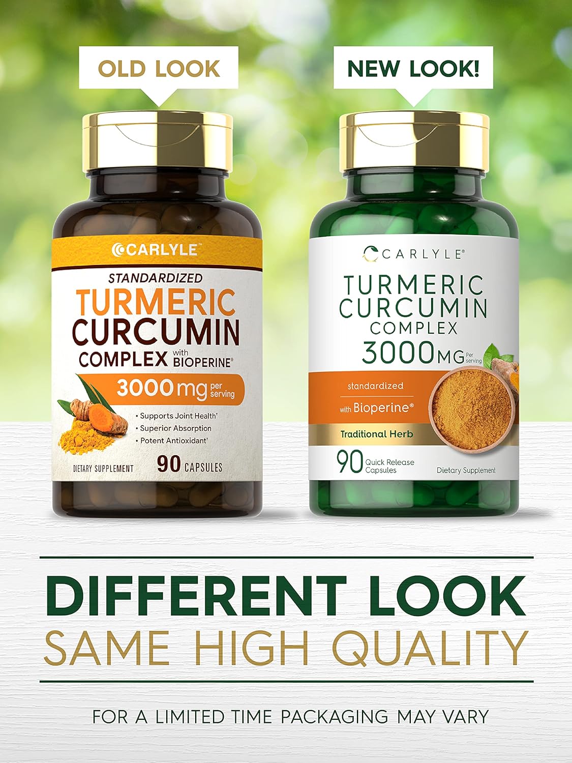 Curcumina de cúrcuma con bioperina apoyo articular