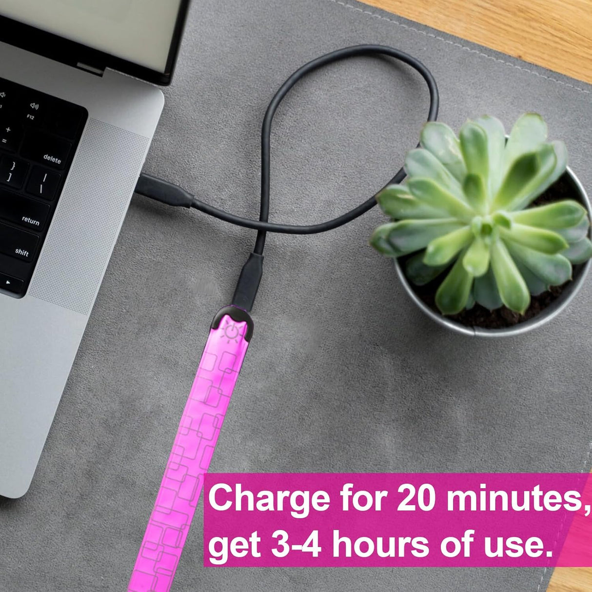 Brazalete LED Recargable USB para Correr y Ciclismo