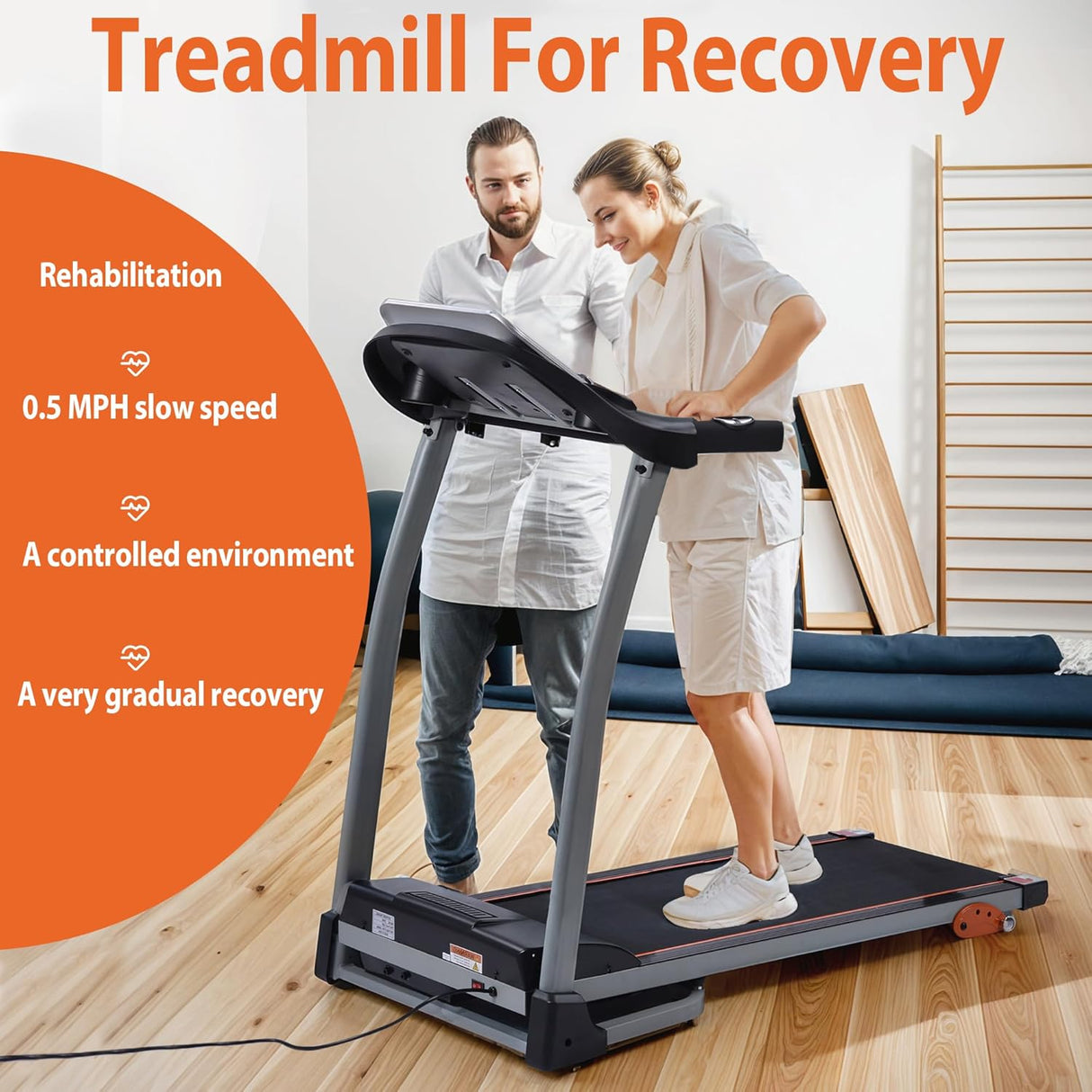 Caminadora Plegable Merax 2.5HP, 12 Programas, 300 lbs