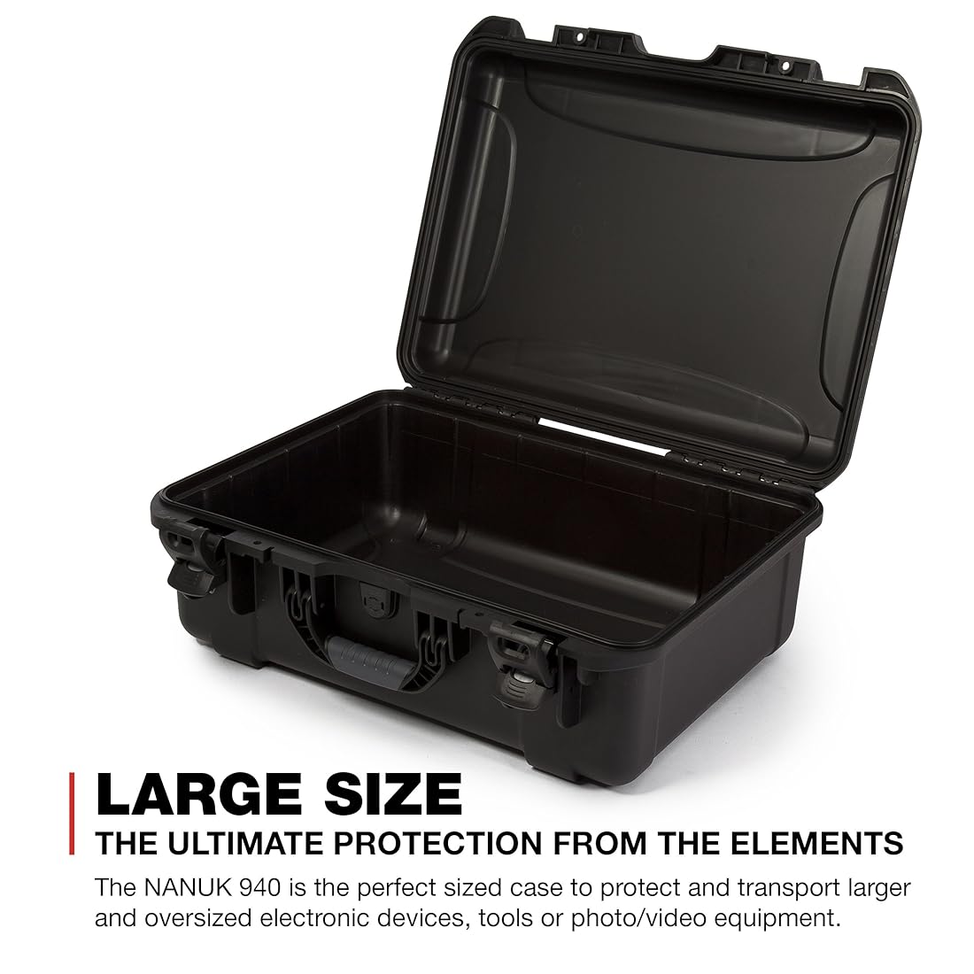 Estuche rígido impermeable Nanuk 940 vacío - Negro