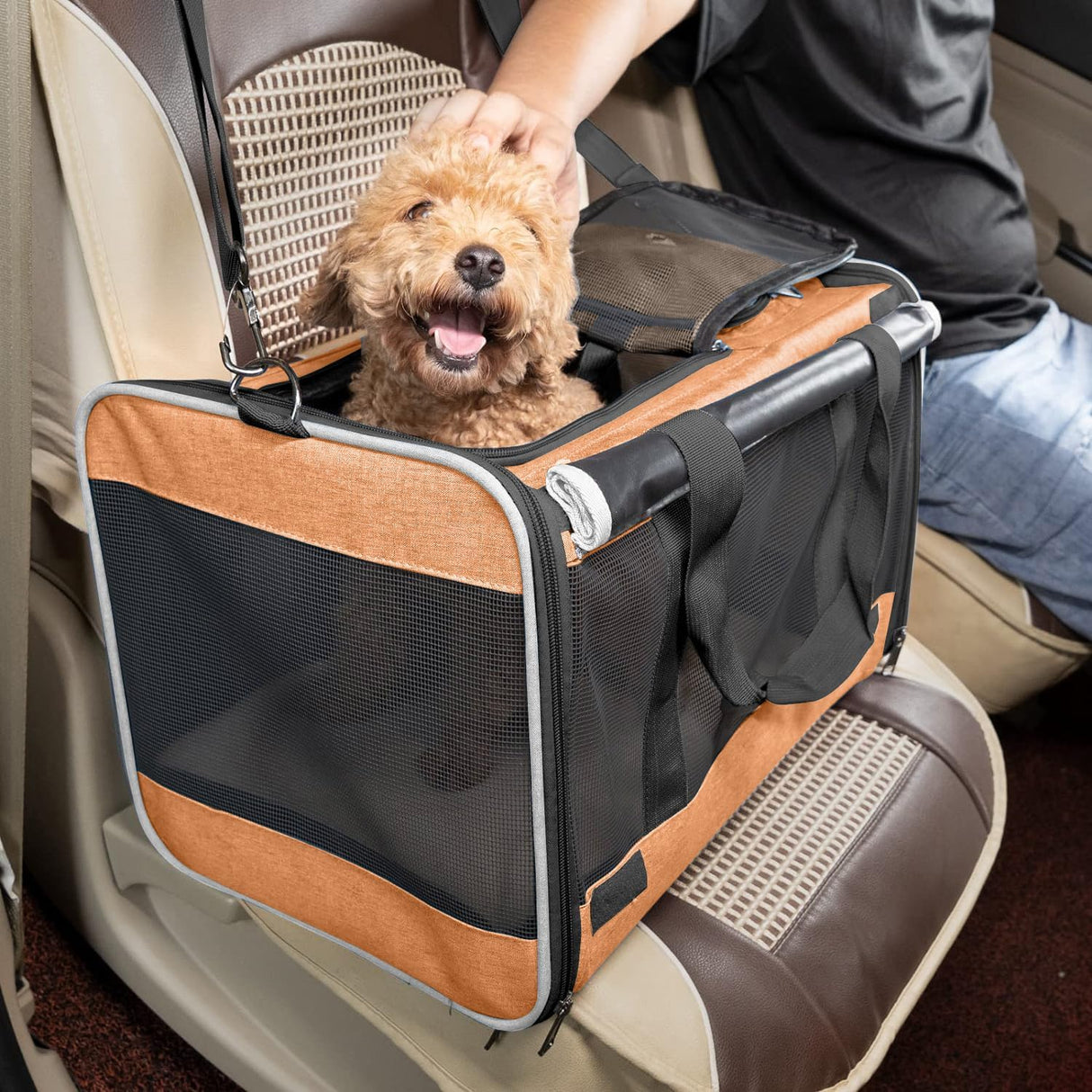 Bolsa de Transporte para Perrito Melon, Suave y Plegable