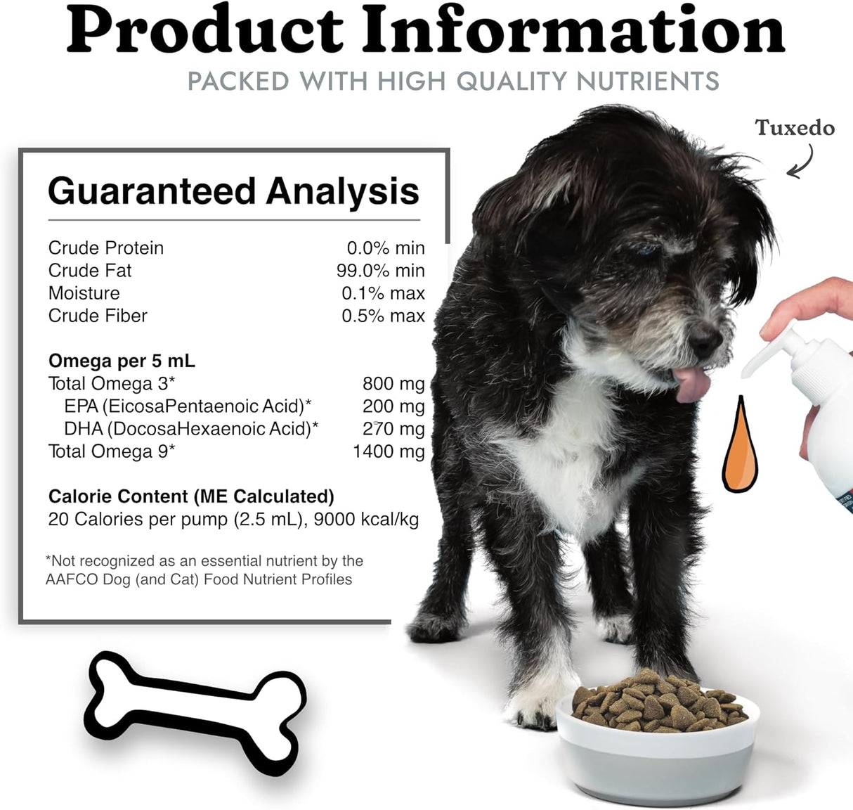 Aceite de salmón para perros y gatos, piel y pelaje saludable