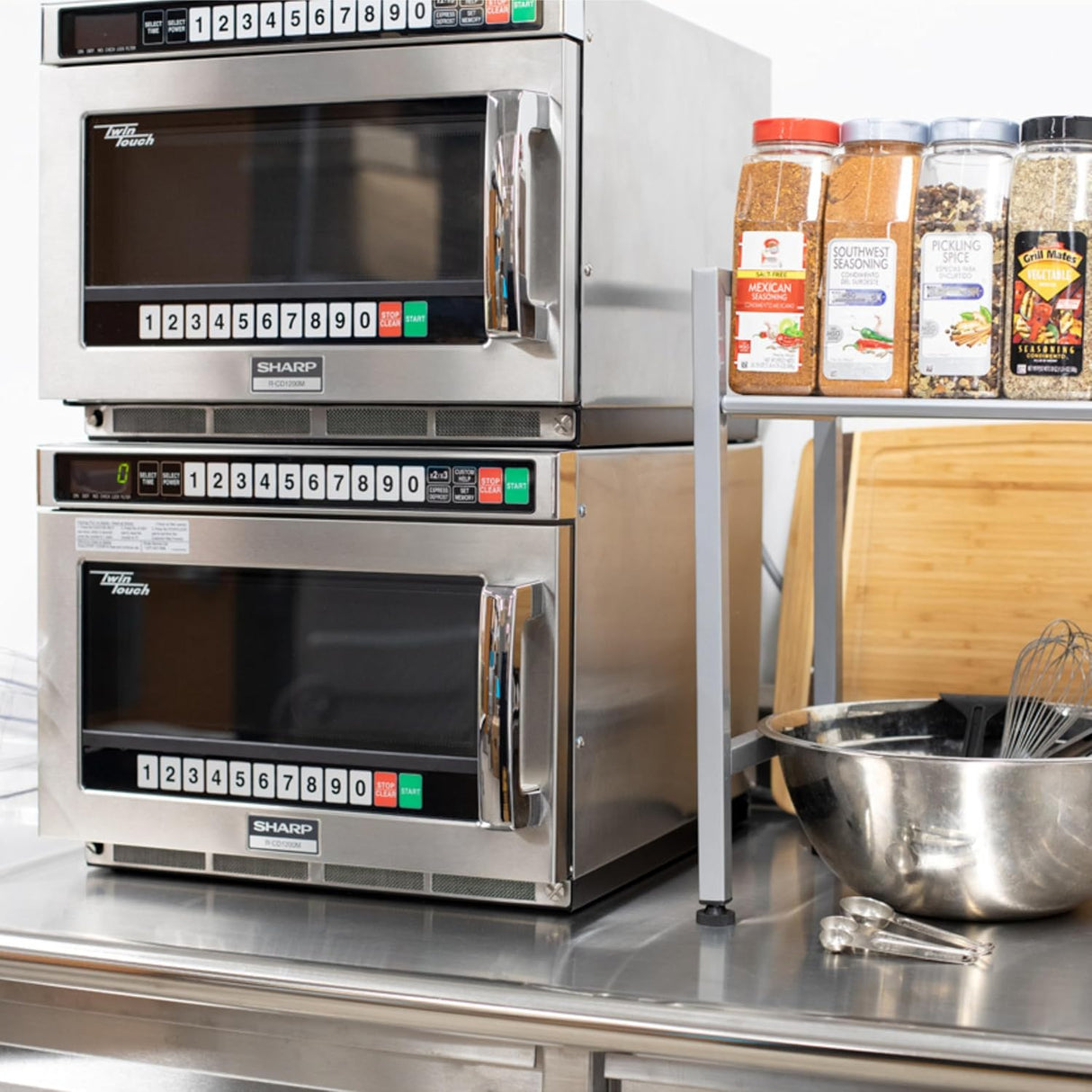 Microondas Comercial Sharp R-CD1800M, 1800W, Alta Capacidad