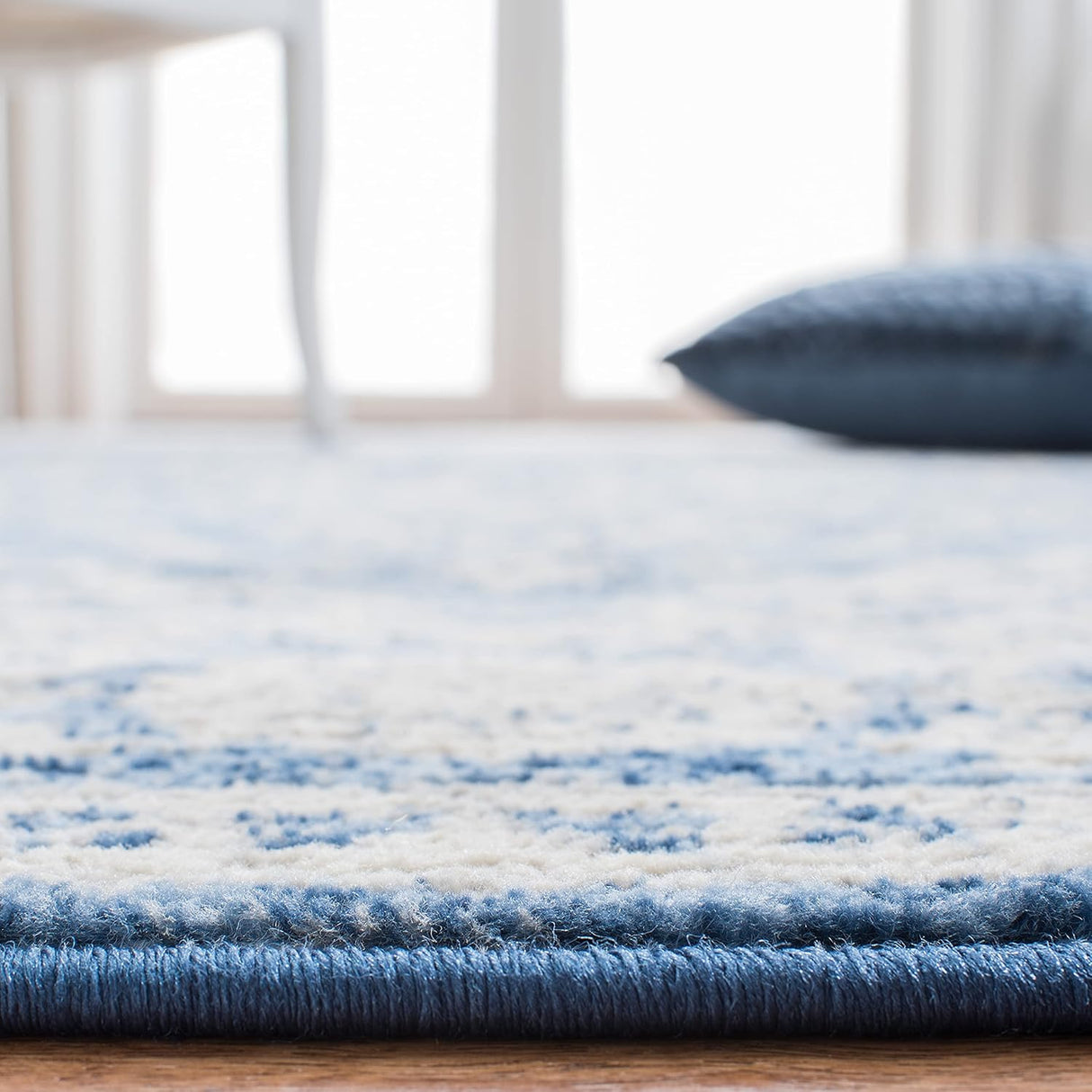 Alfombra Grande X-Large Diseño Medallón Distressed BNT832A